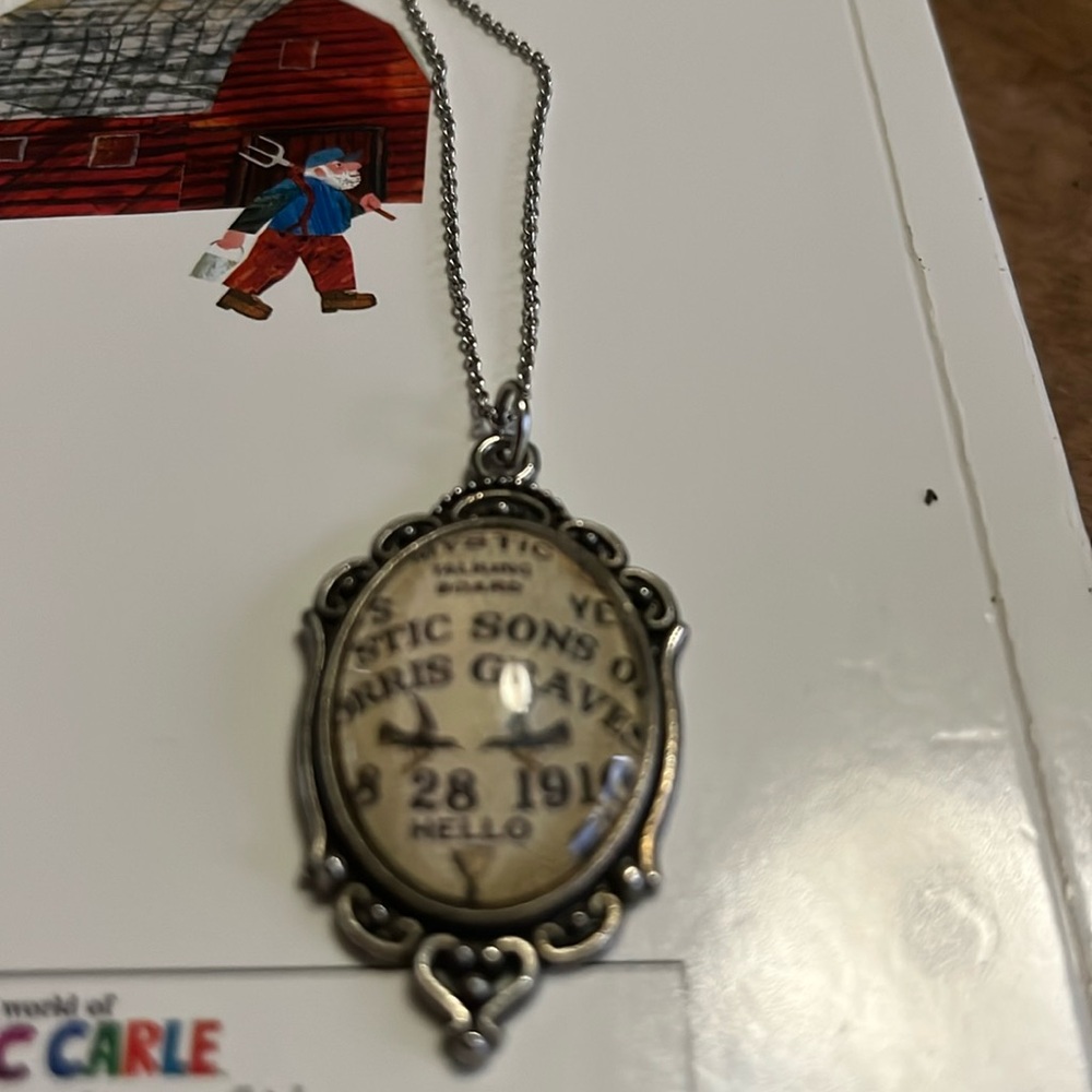 COPY - Ouija Message Board Goth Emo necklace